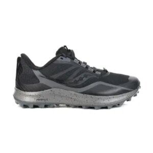 Saucony Peregrine 14 Trail-Running Shoes - Women's Size 8 Black/Charcoal